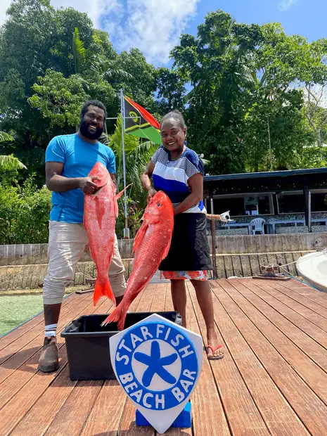Freshly caught fish at Starfish